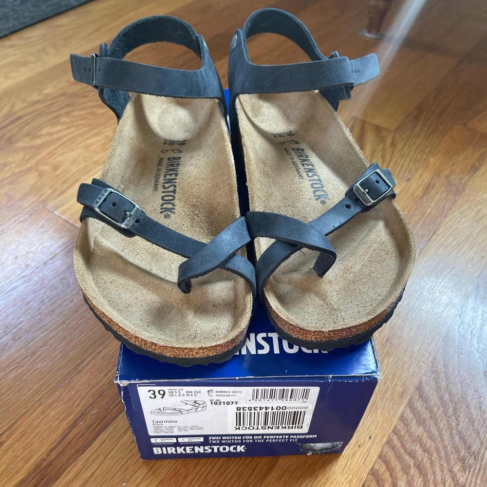 Birkenstock Taormina sandals black NIB